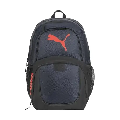 PUMA unisex-adult Contender Backpack with Laptop Sleeve, Item Organizer & Media Pocket - 1