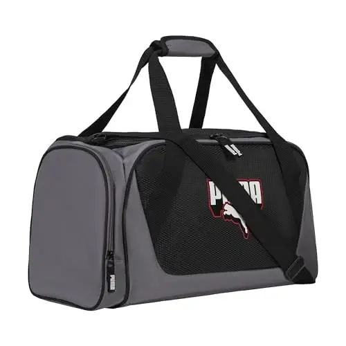 PUMA unisex-adult Form Factor Duffel with Adjustable Strap, Padded Bottom & Zip Pockets - 3