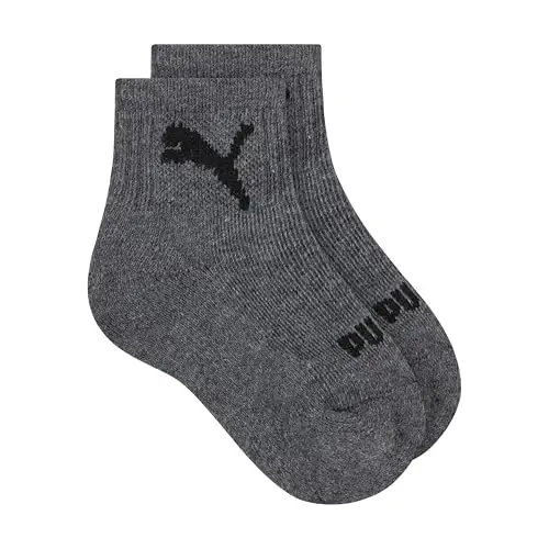 PUMA Unisex Baby 6-pack Infant Anklet Socks, Extra Cushion & Comfort-toe - 3