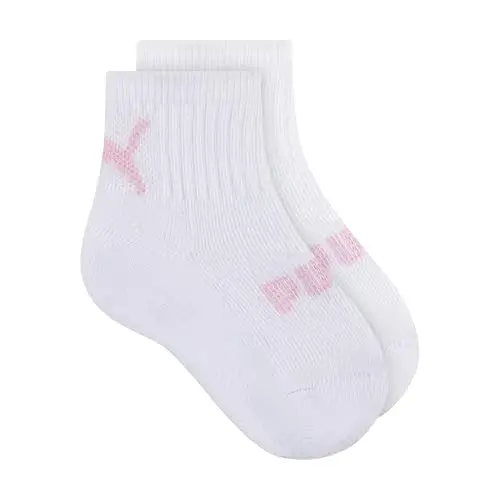 PUMA Unisex Baby 6-pack Infant Anklet Socks, Extra Cushion & Comfort-toe - 2