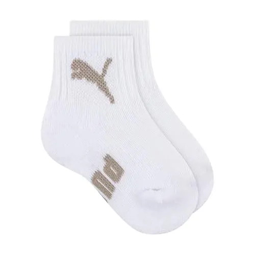 PUMA Unisex Baby 6-pack Infant Anklet Socks, Extra Cushion & Comfort-toe - 2