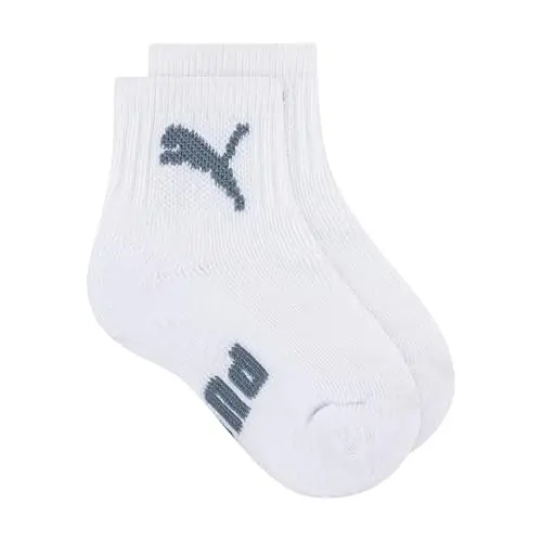 PUMA Unisex Baby 6-pack Infant Anklet Socks, Extra Cushion & Comfort-toe - 3