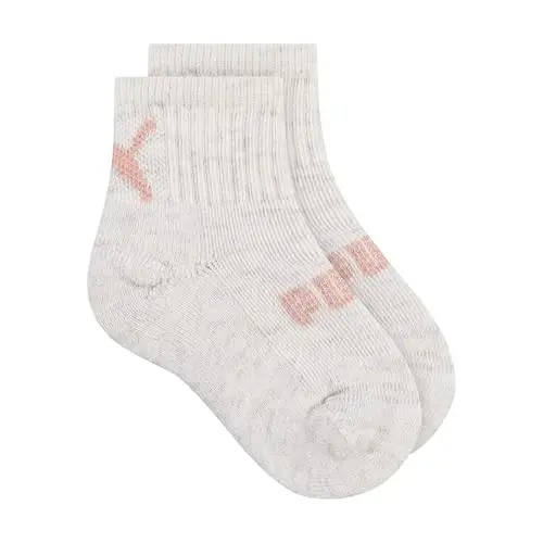 PUMA Unisex Baby 6-pack Infant Anklet Socks, Extra Cushion & Comfort-toe - 3