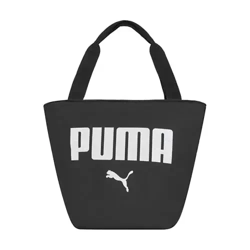 PUMA Unisex bolalar uchun Adventure Lunch Tote, Qora/Oq Yaltiroq, Kichik 