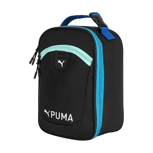PUMA Unisex bolalar uchun Rally tushlik qutisi, Qora/To'q ko'k/Suv rang, Kichik 