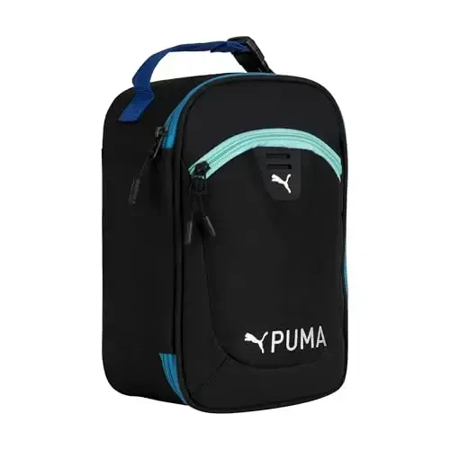 PUMA Unisex bolalar uchun Rally tushlik qutisi, Qora/To'q ko'k/Suv rang, Kichik - PUMA (1)