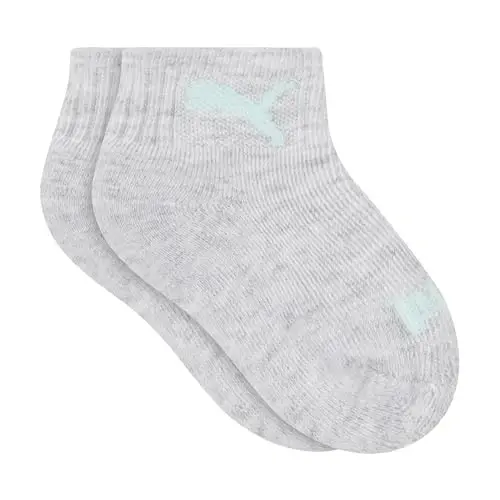 PUMA Unisex chaqaloqlar uchun 6 juft to'piq paypoqlari, qo'shimcha yumshoqlik va qulay barmoq qismi - 2