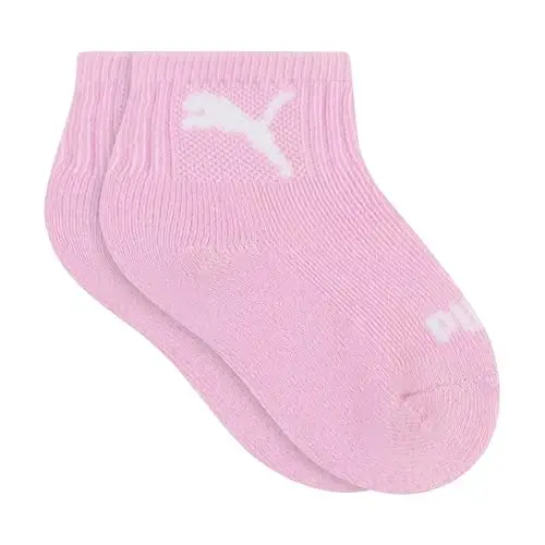 PUMA Unisex chaqaloqlar uchun 6 juft to'piq paypoqlari, qo'shimcha yumshoqlik va qulay barmoq qismi - 3