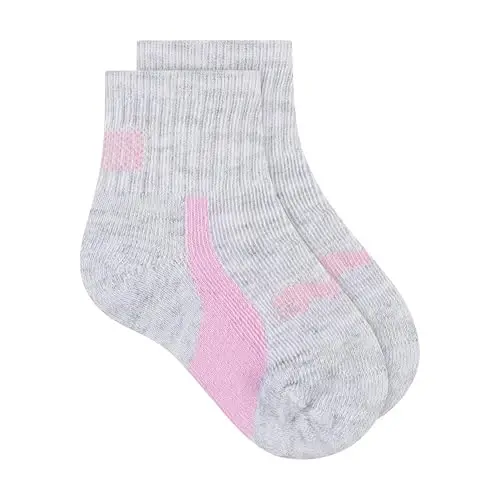 PUMA Unisex chaqaloqlar uchun 6 juftlik kalta paypoq, qo'shimcha yumshoqlik va qulay barmoq qismi - 3