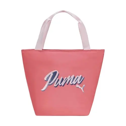 PUMA Unisex Kid's Adventure Lunch Tote, Magic Rose/Blue Crystal, Small 