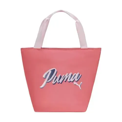 PUMA Unisex Kid's Adventure Lunch Tote, Magic Rose/Blue Crystal, Small - 1