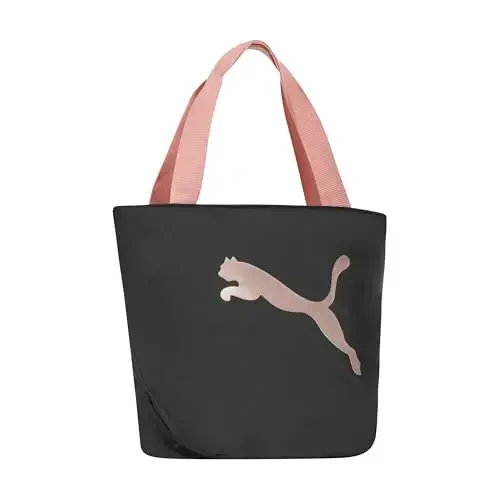 PUMA Unisex Kid's Adventure Lunch Tote, Black/Rose Gold, Small - MODAZONE (1)