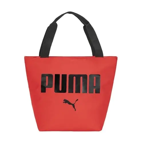 PUMA Unisex Kid's Adventure Lunch Tote, High Risk Red, Small - 1