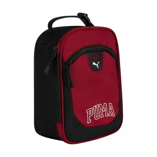 PUMA Unisex Kid's Rally Lunch Box, Dark Crimson, Small - MODAZONE (1)