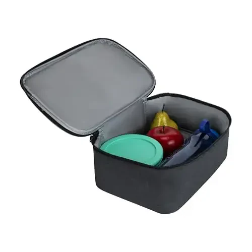 PUMA Unisex Kid's Rally Lunch Box, Black/Granite Heather, Small - 3