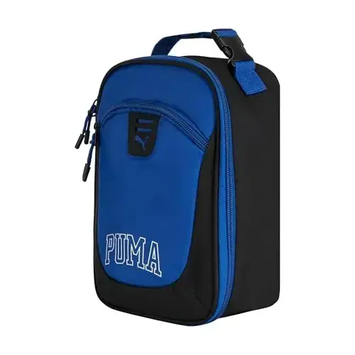 PUMA Unisex Kid's Rally Lunch Box, Vivid Blue, Small - 1