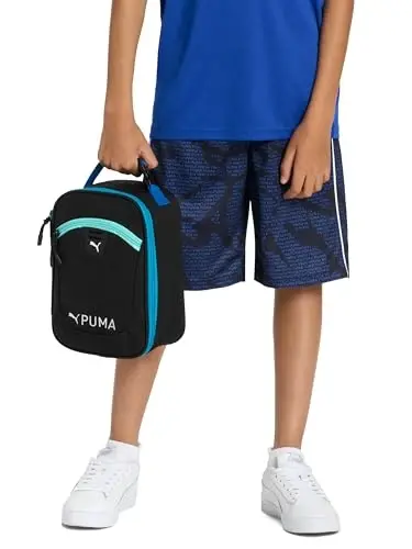 PUMA Unisex Kid's Rally Lunch Box, Galactic Grey, Small - 4