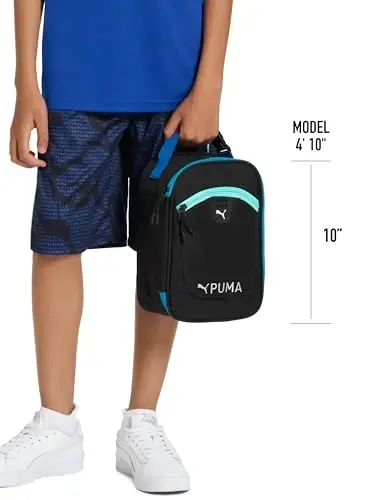 PUMA Unisex Kid's Rally Lunch Box, Vivid Blue, Small - 5