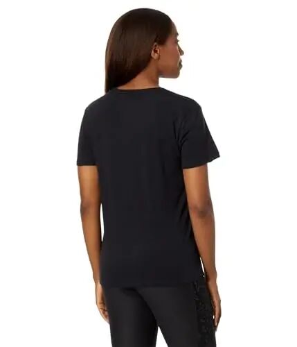 PUMA Womens Essentials Logo Crew Neck Short Sleeve Casual Tops Casual - Black - Puma (1)
