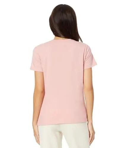 PUMA Womens Essentials Logo Heather Crew Neck Short Sleeve Casual Tops Casual - Purple - Puma (1)
