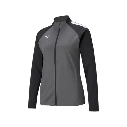 PUMA Womens Team Liga Jacket Soccer Cleats - Black, Red - 1