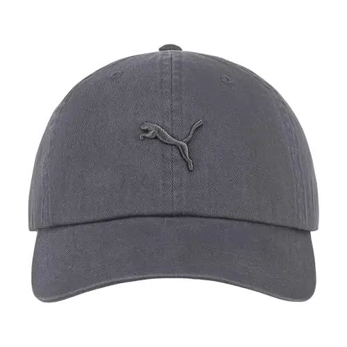 PUMA Women's Tonal Jumpcat Washed Cotton Twill Adjustable Baseball Cap 