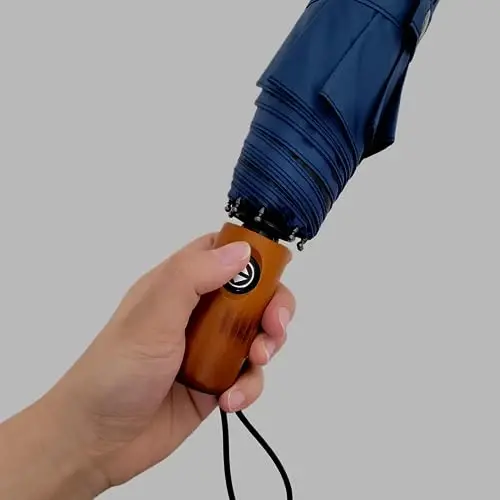 Pumi-geous Automatic Umbrella Windproof Lightweight Strong Compact UV Protection Rain Travel Umbrellas Collapsible Backpack Umbrella Suit For Adult - 6