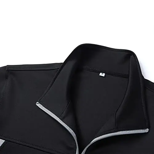 PUMPITU Men's Casual Athletic Tracksuit Long Sleeve Sweatsuit Set Full Zip Running Jacket and Pants 2 Piece Outfits - 3