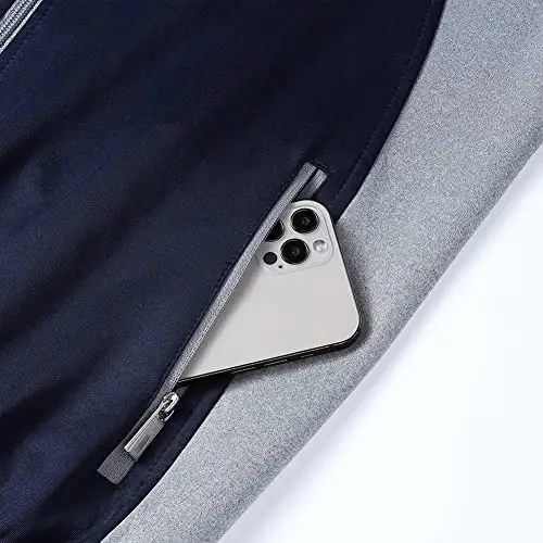 PUMPITU Men's Casual Athletic Tracksuit Long Sleeve Sweatsuit Set Full Zip Running Jacket and Pants 2 Piece Outfits - 7