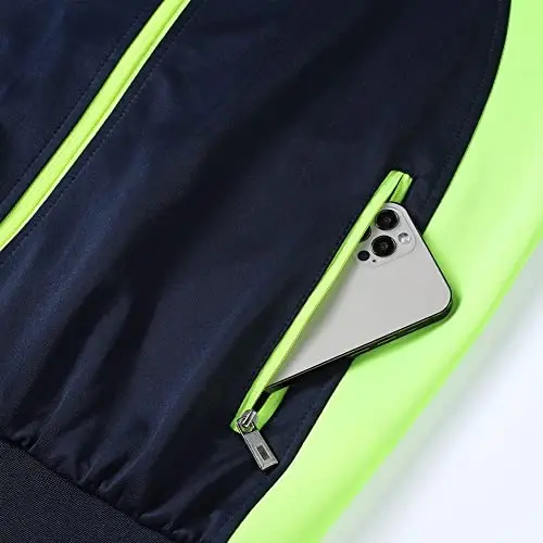 PUMPITU Men's Casual Athletic Tracksuit Long Sleeve Sweatsuit Set Full Zip Running Jacket and Pants 2 Piece Outfits - 7