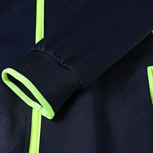 PUMPITU Men's Casual Athletic Tracksuit Long Sleeve Sweatsuit Set Full Zip Running Jacket and Pants 2 Piece Outfits - 4