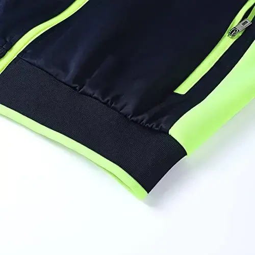 PUMPITU Men's Casual Athletic Tracksuit Long Sleeve Sweatsuit Set Full Zip Running Jacket and Pants 2 Piece Outfits - 5