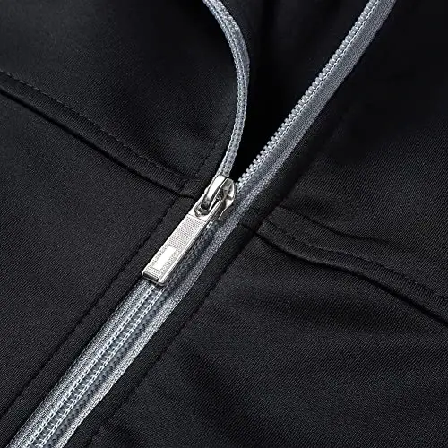 PUMPITU Men's Casual Athletic Tracksuit Long Sleeve Sweatsuit Set Full Zip Running Jacket and Pants 2 Piece Outfits - 4