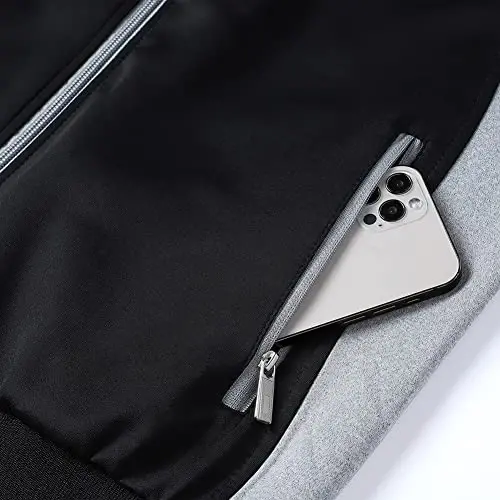 PUMPITU Men's Casual Athletic Tracksuit Long Sleeve Sweatsuit Set Full Zip Running Jacket and Pants 2 Piece Outfits - 5