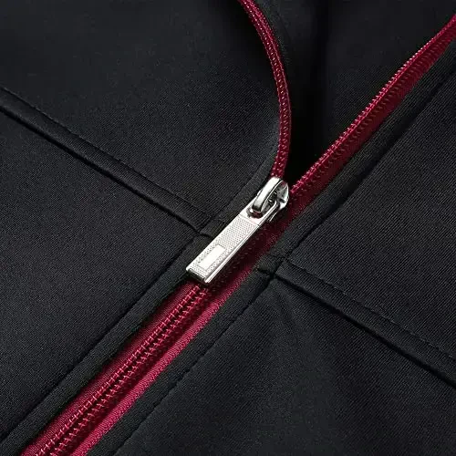 PUMPITU Men's Casual Athletic Tracksuit Long Sleeve Sweatsuit Set Full Zip Running Jacket and Pants 2 Piece Outfits - 4