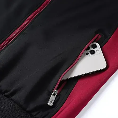 PUMPITU Men's Casual Athletic Tracksuit Long Sleeve Sweatsuit Set Full Zip Running Jacket and Pants 2 Piece Outfits - 5