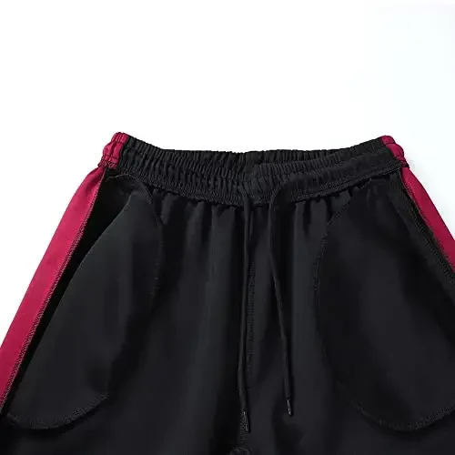 PUMPITU Мужской спортивный костюм, спортивный костюм с длинными рукавами, комплект спортивного костюма, куртка на молнии и брюки, комплект из 2 предметов - 6