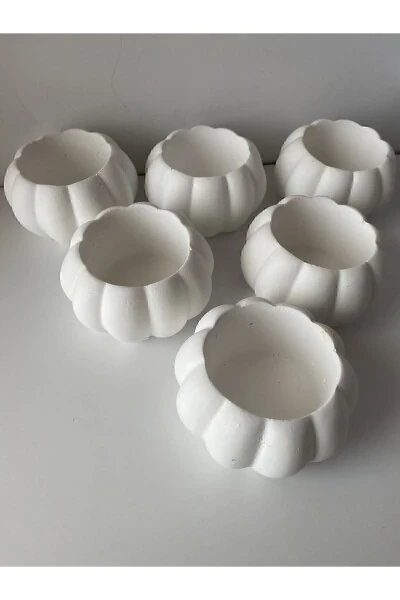 Pumpkin Succulent and Cactus Pot Set of 3 - ÇİÇEKHOME