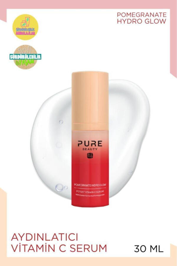 Pure Beauty Nar Çekirdeği Hidro Glow C Vitamini Serum 30 ml - 1