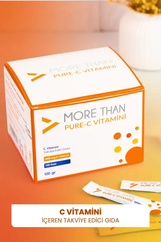 Pure C 1000mg/paket C vitamini Askorbin kislotasi - 8