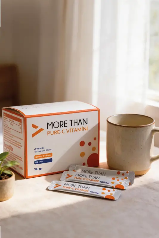 Pure C 1000mg/paket C vitamini Askorbin kislotasi - 2
