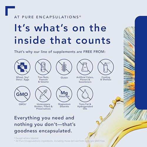 Pure Encapsulations O.N.E. Multivitamin - Günde Bir Multivitamin, Antioksidan Kompleksi Metafolin, CoQ10 ve Lutein ile Görme, Bilişsel Fonksiyon ve Hücre Sağlığını Desteklemek İçin* - 60 Kapsül - 6