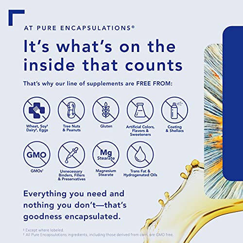 Pure Encapsulations O.N.E. Multivitamin - Once Daily Multivitamin with Antioxidant Complex Metafolin, CoQ10, and Lutein to Support Vision, Cognitive Function, and Cellular Health* - 60 Capsules - 4