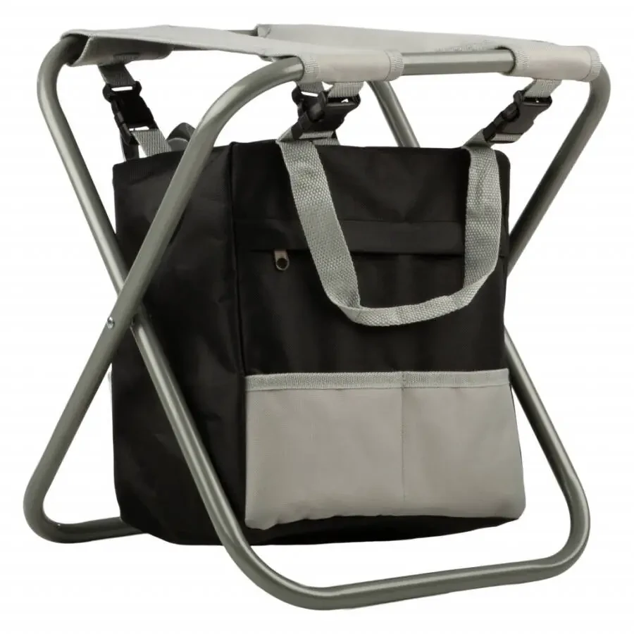 Pure Garden Gardening Tool Set, Garden Stool, and Carry Bag, Gray - 8