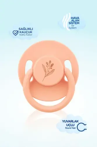 Pure Round-Tip Rubber Pacifier No: 1 - Cream - 3