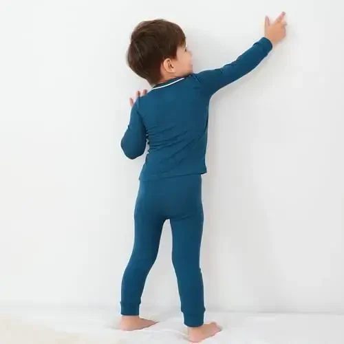 pureborn Baby Pajamas Set Pjs - Kids Toddler Boy Girl Short Long Sleeve Snug Fit Sleepwear 2pcs 18M-7Y - 2