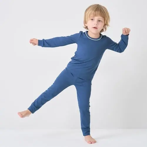 pureborn Baby Pajamas Set Pjs - Kids Toddler Boy Girl Short Long Sleeve Snug Fit Sleepwear 2pcs 18M-7Y - 2