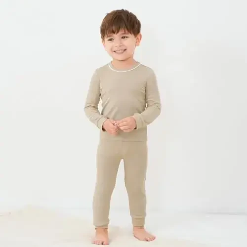 pureborn Baby Pajamas Set Pjs - Kids Toddler Boy Girl Short Long Sleeve Snug Fit Sleepwear 2pcs 18M-7Y - PUREBORN (1)