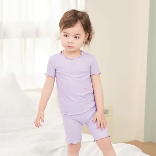 pureborn Baby Pajamas Set Pjs - Kids Toddler Boy Girl Short Long Sleeve Snug Fit Sleepwear 2pcs 18M-7Y - PUREBORN (1)
