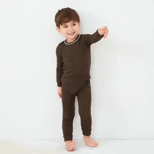 pureborn Baby Pajamas Set Pjs - Kids Toddler Boy Girl Short Long Sleeve Snug Fit Sleepwear 2pcs 18M-7Y - 2